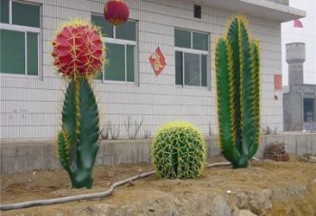 仙人棒雕塑精選，透雕系列，仿真仙人棒雕塑提供