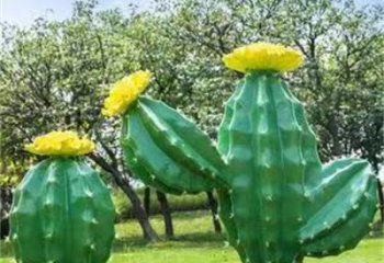 商業(yè)街仙人球雕塑