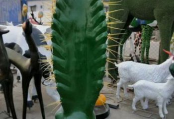 園林仙人球雕塑