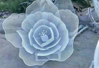 牡丹花雕塑提供，戶外雕塑，鏤空牡丹花雕塑生產廠家