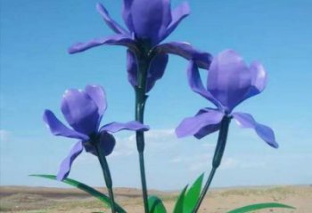 蘭花雕塑通用，戶外雕塑，不銹鋼蘭花雕塑廠家