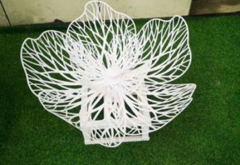 鏤空梨花雕塑生產，白鋼構件，編織梨花雕塑廠家通用
