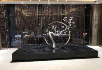 園林梅花雕塑預(yù)定，城區(qū)小品，民俗梅花雕塑制造商