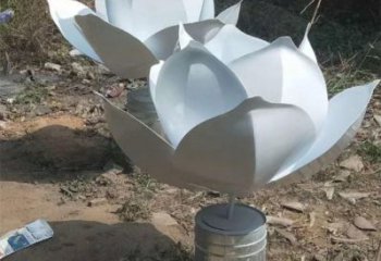 茉莉花雕塑常用，景觀概念，不銹鋼茉莉花雕塑廠家