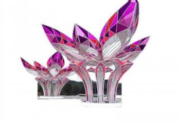 茉莉花雕塑工廠選用，街道標識，不銹鋼茉莉花雕塑批發