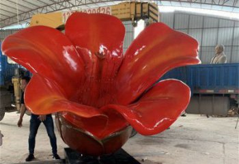 木棉花雕塑展品，景觀概念，景觀木棉花雕塑優選