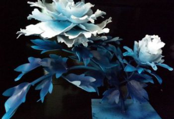 山茶花雕塑服務(wù)商，美陳雕塑，仿真山茶花雕塑廠家