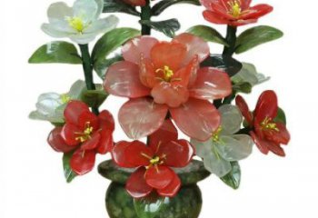 山茶花雕塑通用，陸地擺件，景觀山茶花雕塑制作廠家