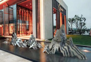 編織假山雕塑，公園小品，民俗假山雕塑制作