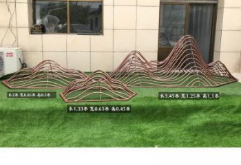 假山雕塑，歐式風格，烤漆假山雕塑生產商