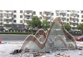 假山大型雕塑，廣場雕塑，鋼鑄假山雕塑生產廠家