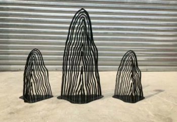 景區假山雕塑，歐式雕塑，鐵藝材質