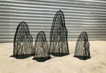 鏤空假山雕塑，仿古景觀雕塑，仿古擺件