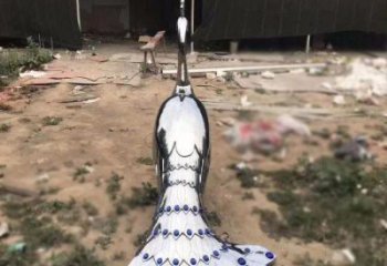 孔雀雕塑供求，美陳雕塑，標(biāo)志不銹鋼孔雀雕塑制造