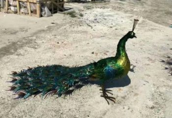 孔雀開(kāi)屏雕塑供應(yīng)，多彩藝術(shù)，別墅孔雀開(kāi)屏雕塑供求?