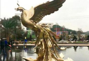 孔雀雕塑選用，圓雕系列，現代銅孔雀雕塑優價