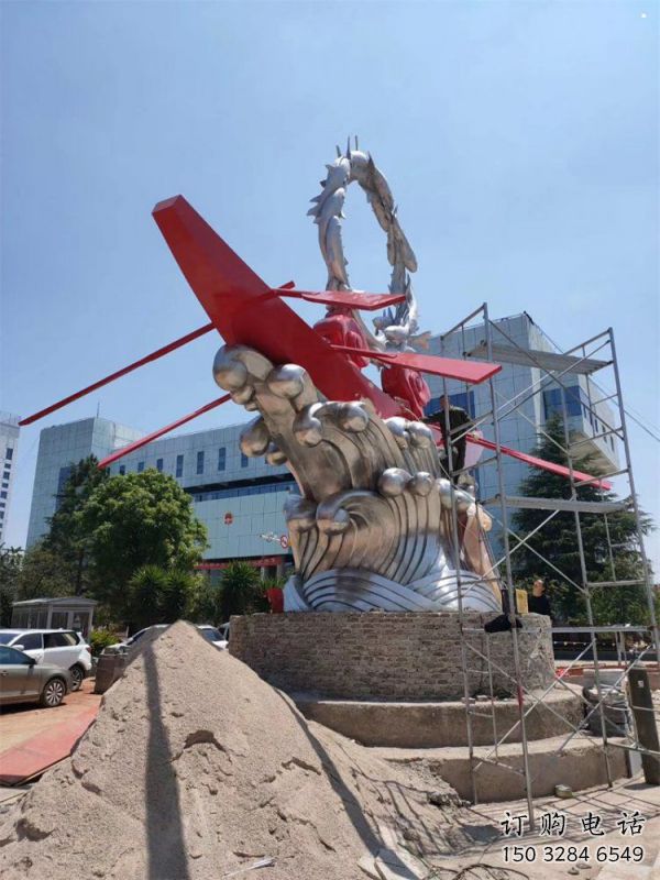 海浪紋雕塑制作，城市裝飾，不銹鋼海浪紋雕塑標(biāo)準(zhǔn)