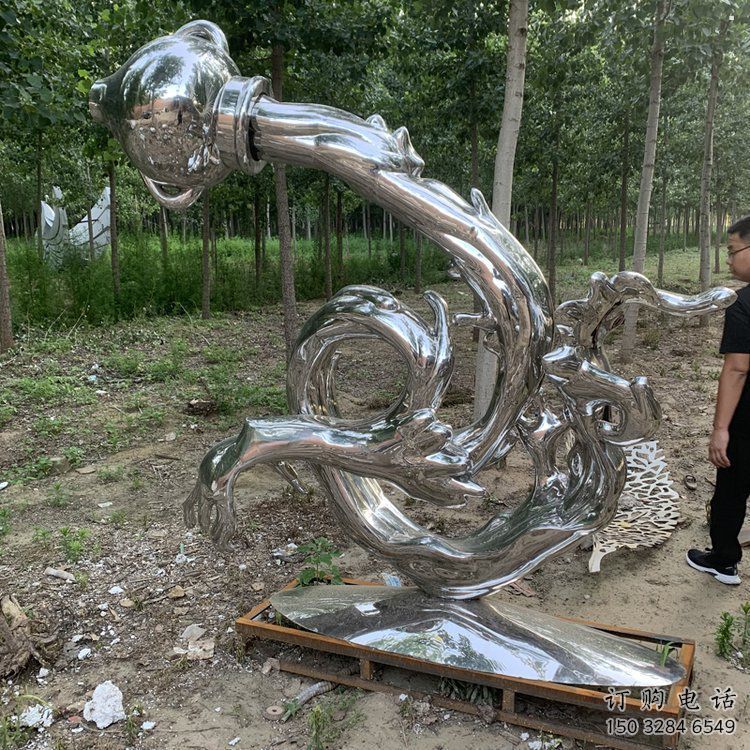 浪花雕塑工程選用，美陳雕塑，浪花天壺雕塑專供