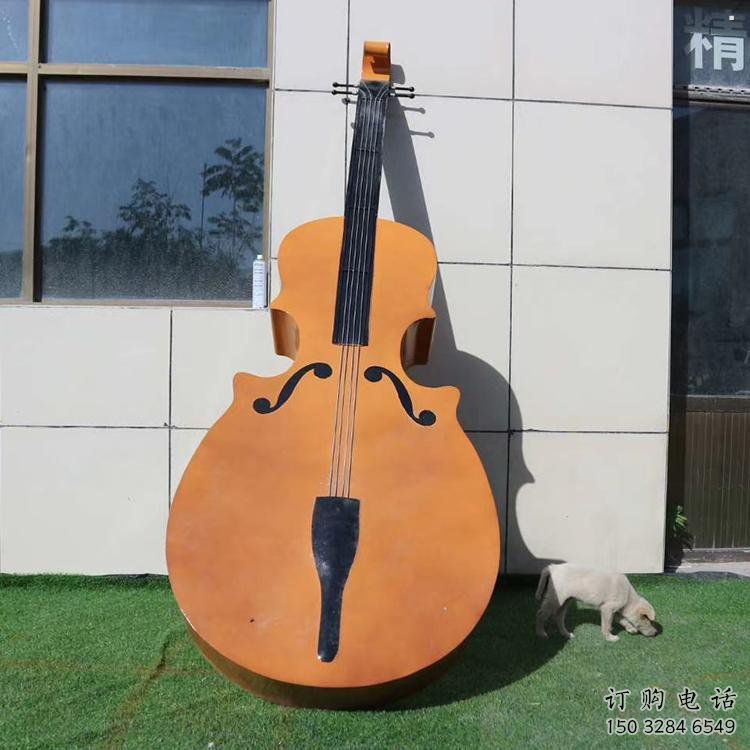 大提琴雕塑精選，街頭藝術，不銹鋼大提琴雕塑承接