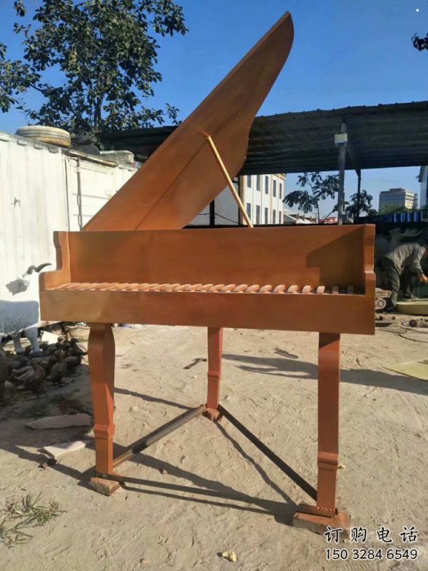 景觀鋼琴雕塑