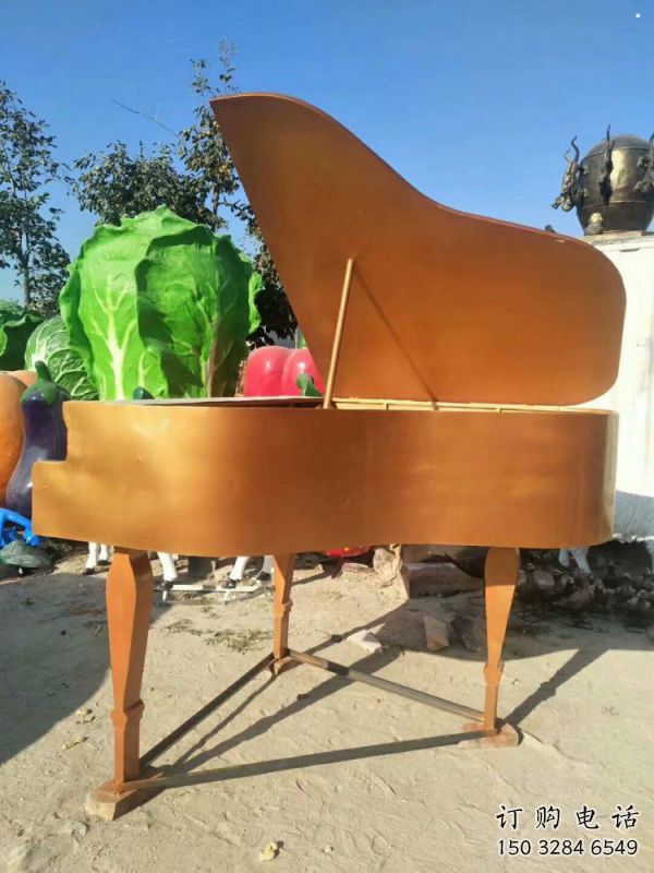 玄關(guān)鋼琴雕塑