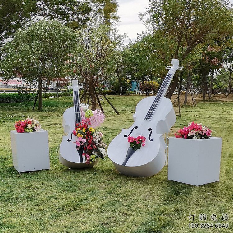 提琴雕塑批發，水景雕塑，不銹鋼提琴雕塑供求