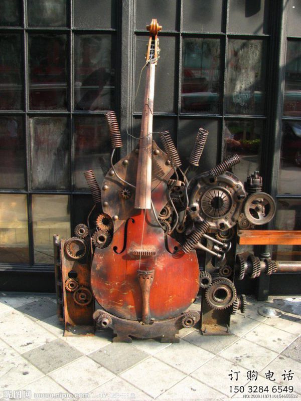 小提琴雕塑供應，多彩藝術，不銹鋼小提琴雕塑供求