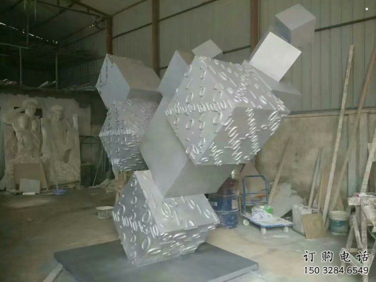 幾何體雕塑精選，景區雕塑，不銹鋼幾何體雕塑工廠