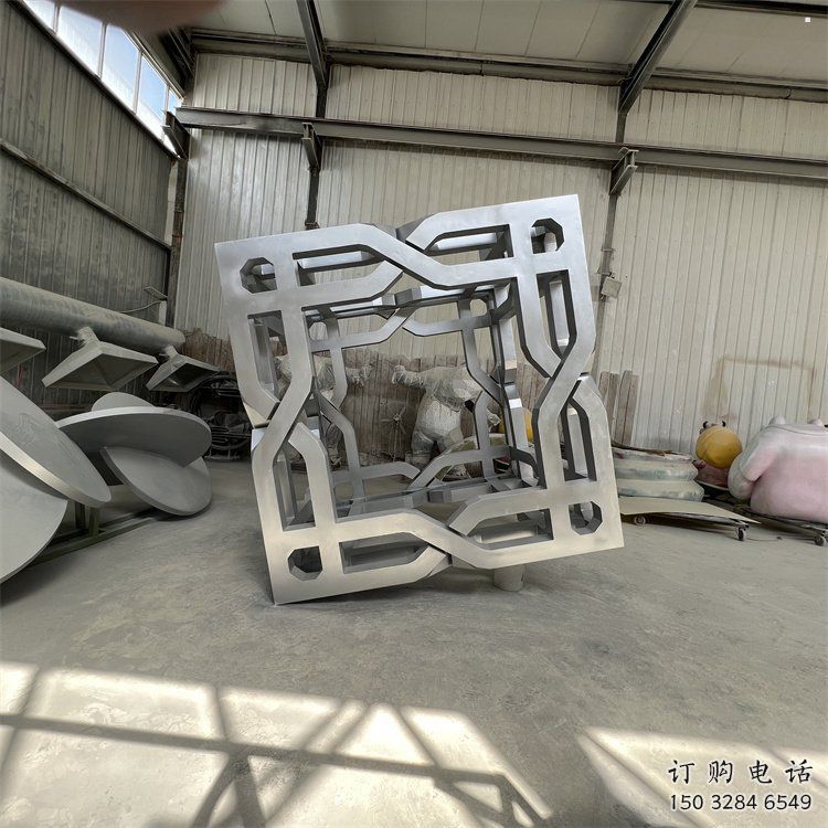 立方體雕塑精選，透雕系列，鏤空立方體雕塑提供