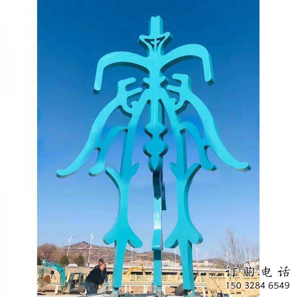 住宅小區漢字雕塑