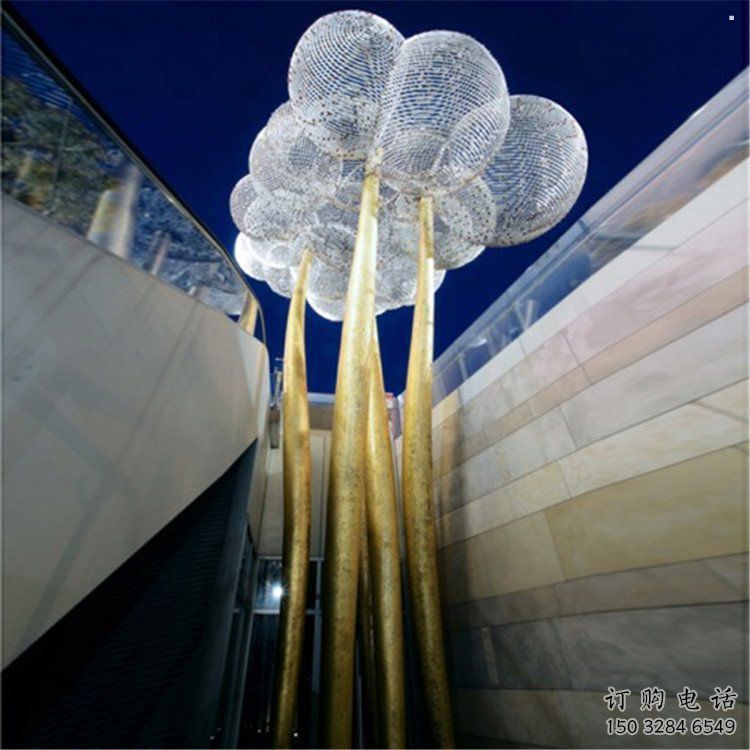 空心球雕塑制造，標識雕塑，地產鏤空空心球雕塑優選