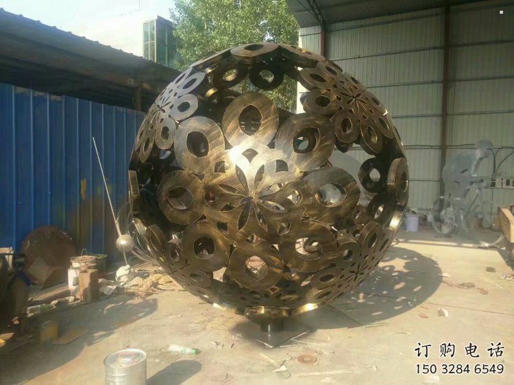 球體雕塑廠家，景觀雕塑，不銹鋼球體雕塑生產廠家