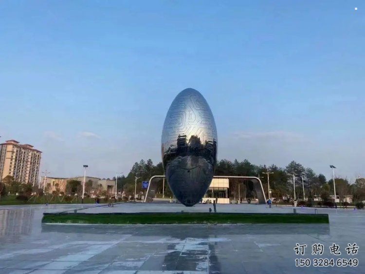 燈光球雕塑擺件，地標擺件，不銹鋼燈光球雕塑生產商