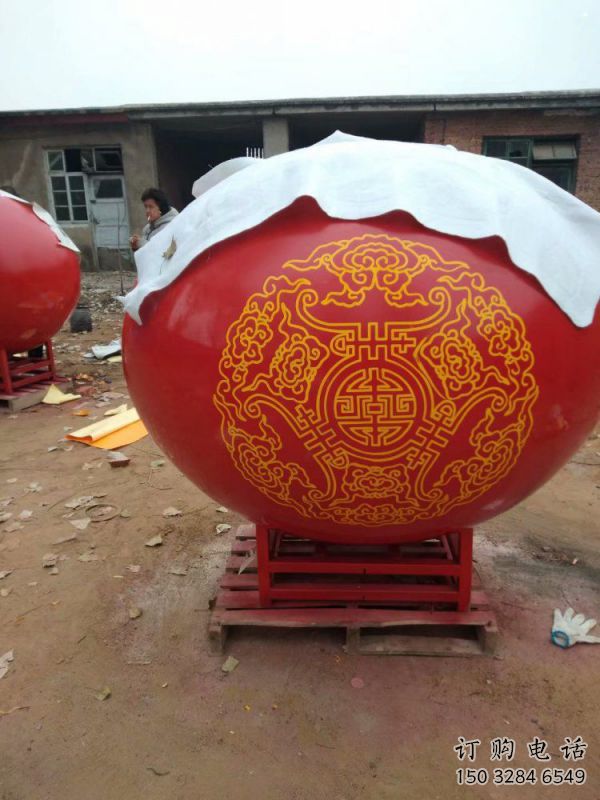 花紋球雕塑生產(chǎn)商，城市雕塑，不銹鋼花紋球雕塑制造