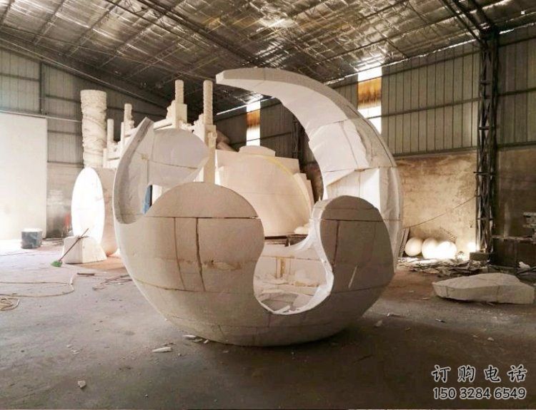 球形雕塑提供，戶外雕塑，不銹鋼球形雕塑生產