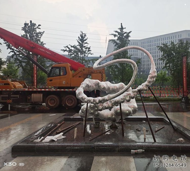 原子球雕塑工廠，廣場雕塑，不銹鋼原子球雕塑點擊