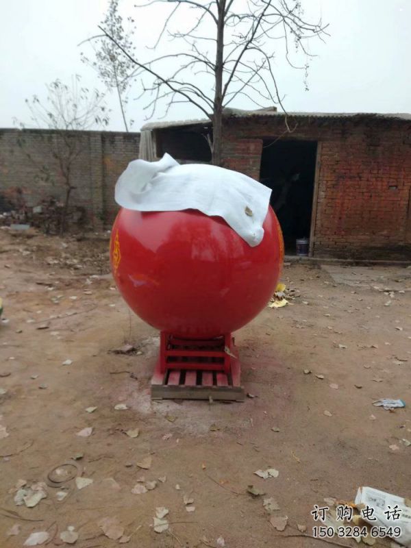 圓球雕塑指用，中式工藝，公園烤漆圓球雕塑指用