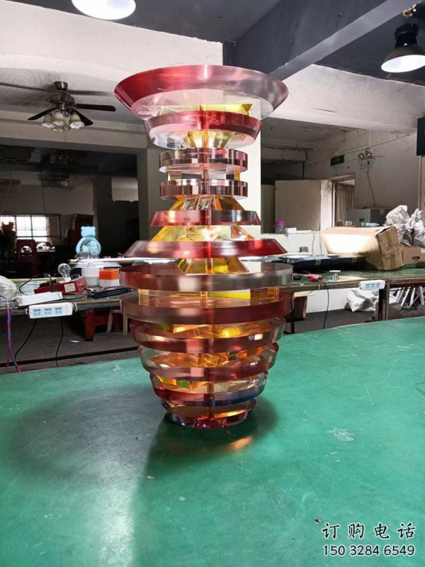 花瓶雕塑供求，白鋼構件，異形花瓶雕塑觀賞型