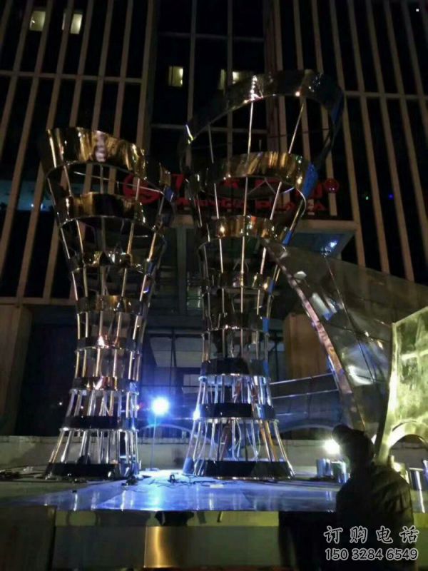 花瓶雕塑批發，標識雕塑，展示異形花瓶雕塑優選