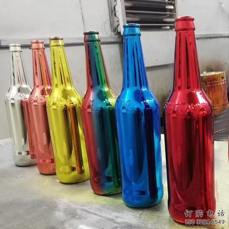 啤酒瓶雕塑供給，景區雕塑，玻璃鋼啤酒瓶雕塑優選