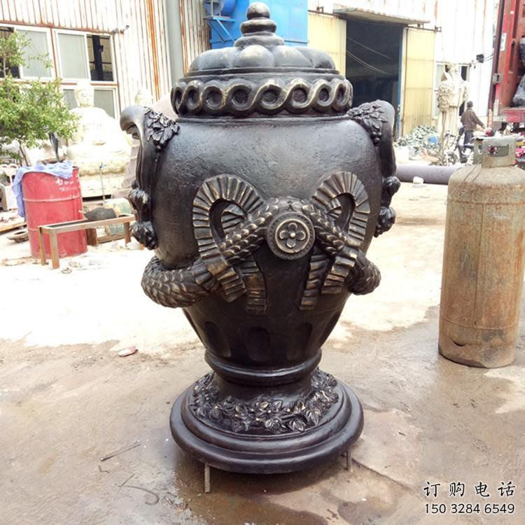 花瓶雕塑訂做，鑄銅雕塑，銅花瓶雕塑生產廠家