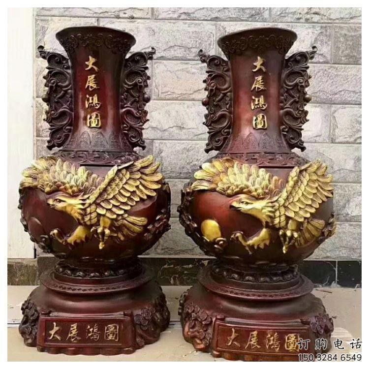 花瓶雕塑精選，歐式風格，藝術銅花瓶雕塑指用