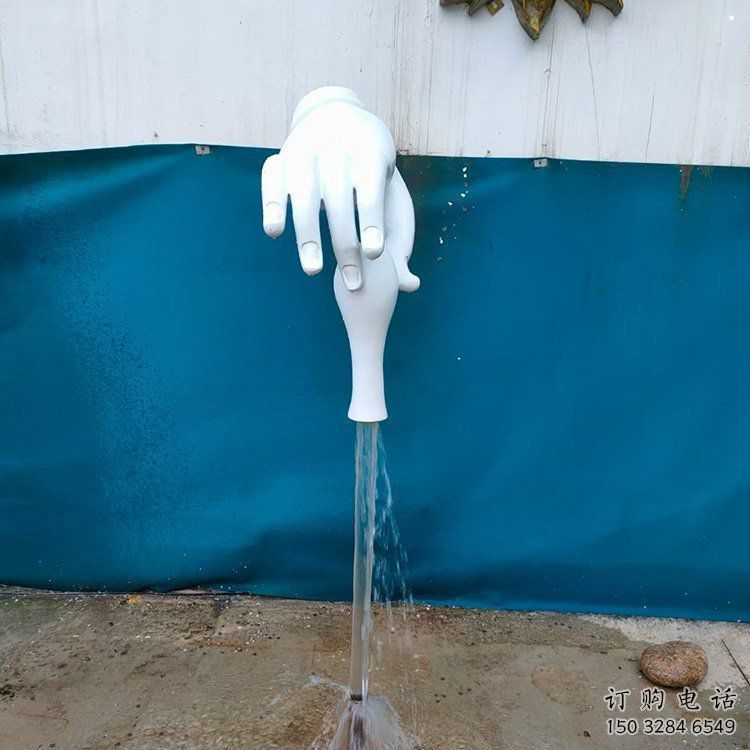 手雕塑選定，戶外雕塑，廣場手捏瓶子雕塑標準廠家