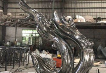 波浪雕塑供給,中式工藝,不銹鋼波浪雕塑精品