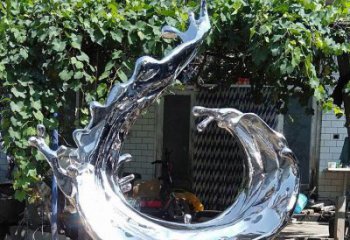 波浪雕塑供應(yīng),城區(qū)小品,不銹鋼波浪雕塑制造商