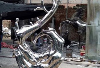 波浪雕塑供需,標(biāo)識雕塑,不銹鋼波浪雕塑制造商