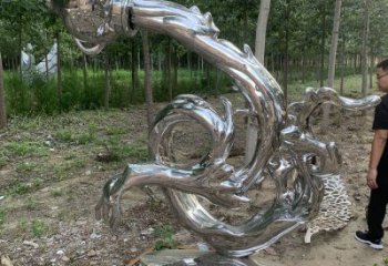 波浪雕塑通用,街道標(biāo)識,不銹鋼波浪雕塑承接