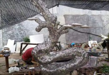 房地產(chǎn)浪花雕塑