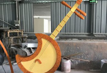 二胡雕塑通用，陸地擺件，不銹鋼二胡雕塑制作優選