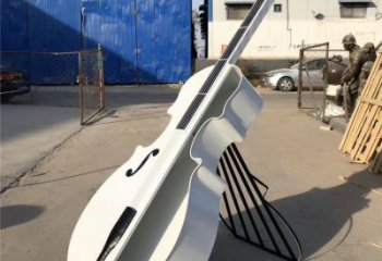 提琴雕塑生產，白鋼構件，金屬烤漆提琴雕塑通用